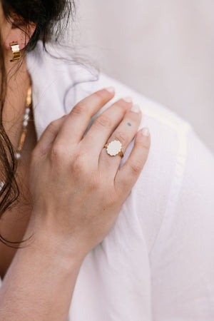 Open image in slideshow, The Darling Signet Ring
