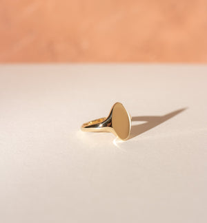 Open image in slideshow, The Almond Signet Ring
