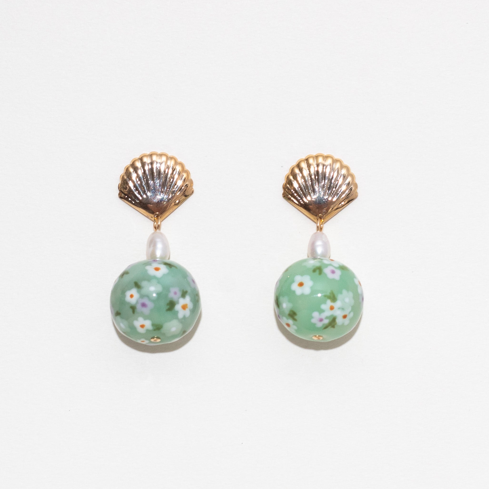 The Bauble Earrings in Ditsy Floral