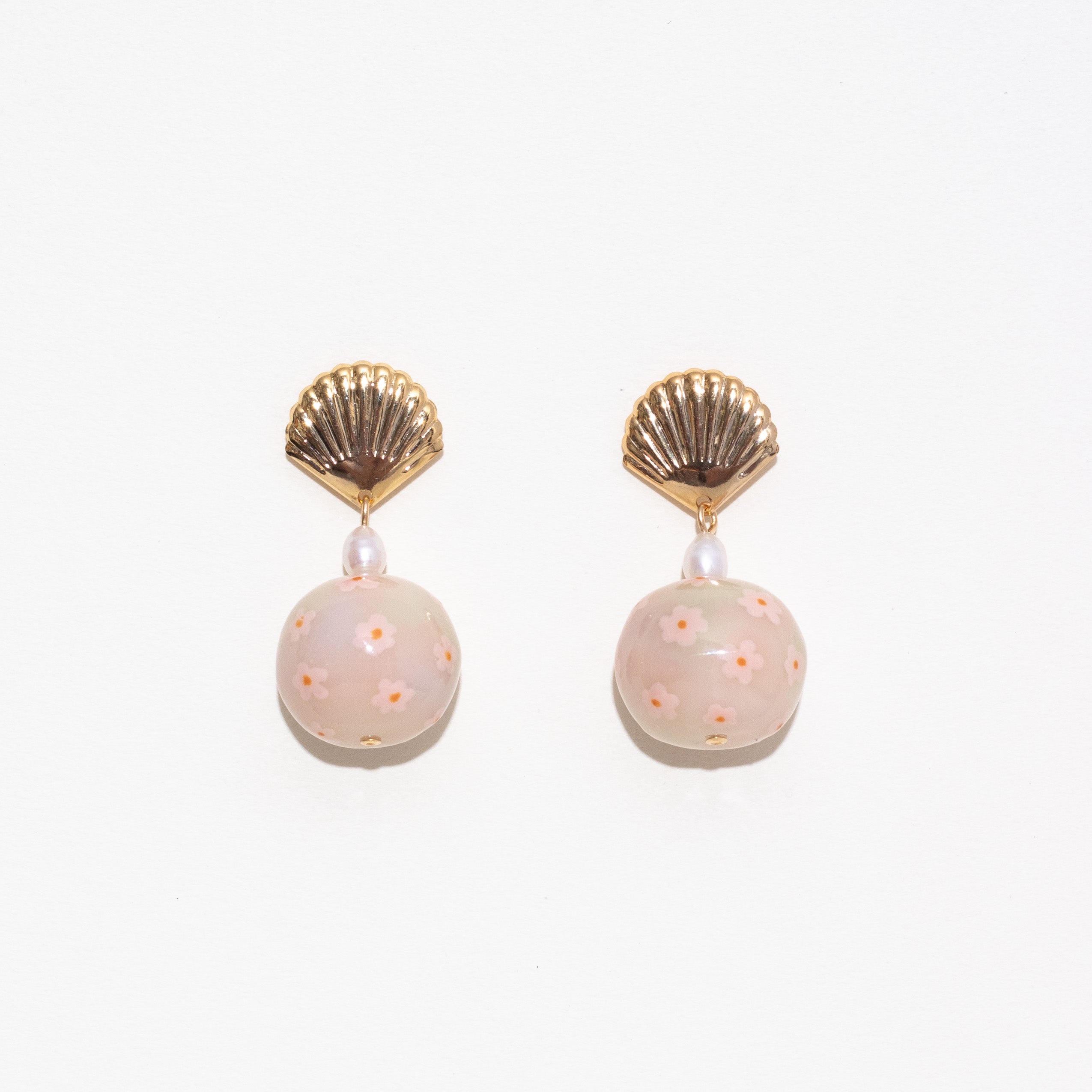 The Bauble Earrings in Ditsy Floral
