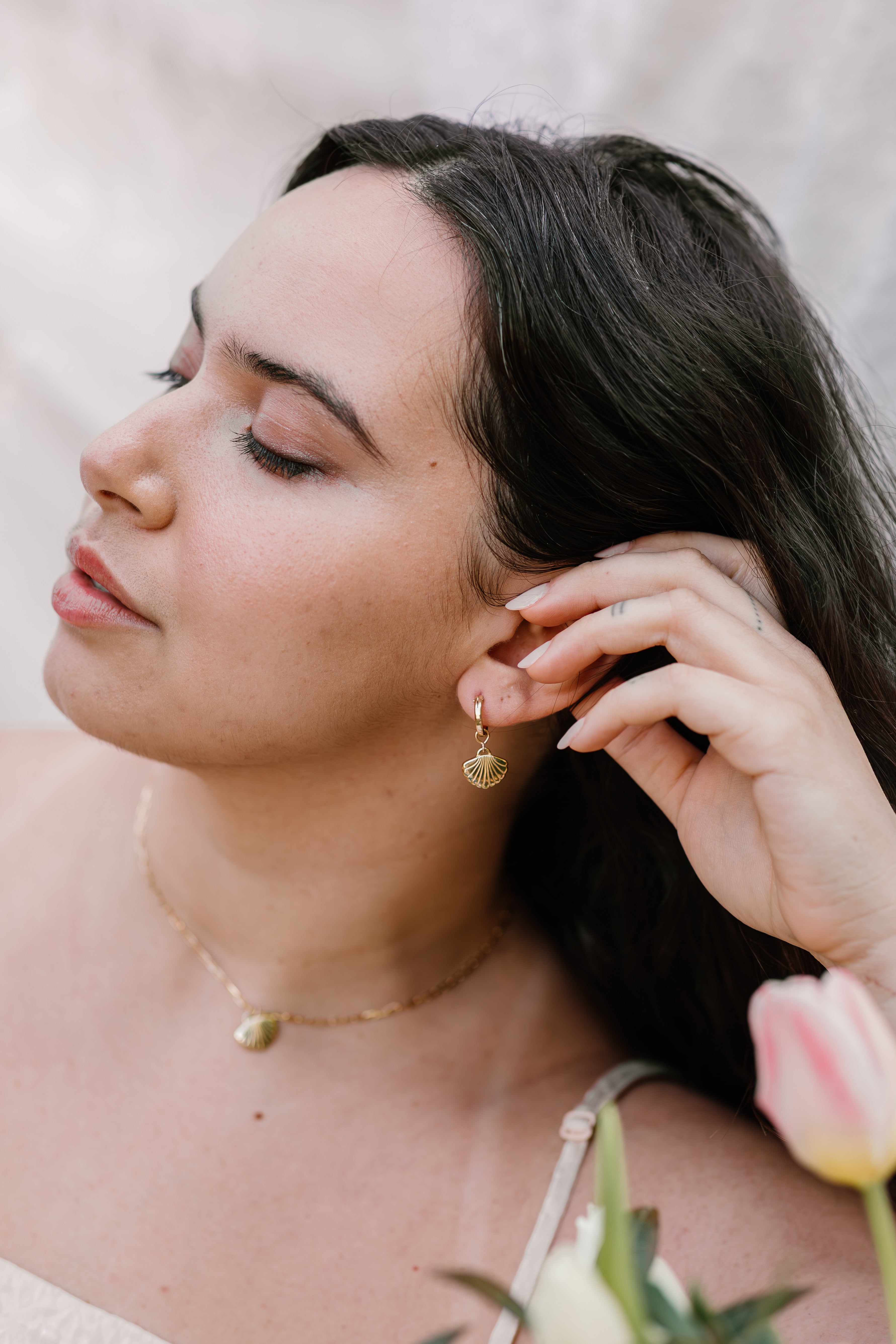 The Coquille Charm Earrings