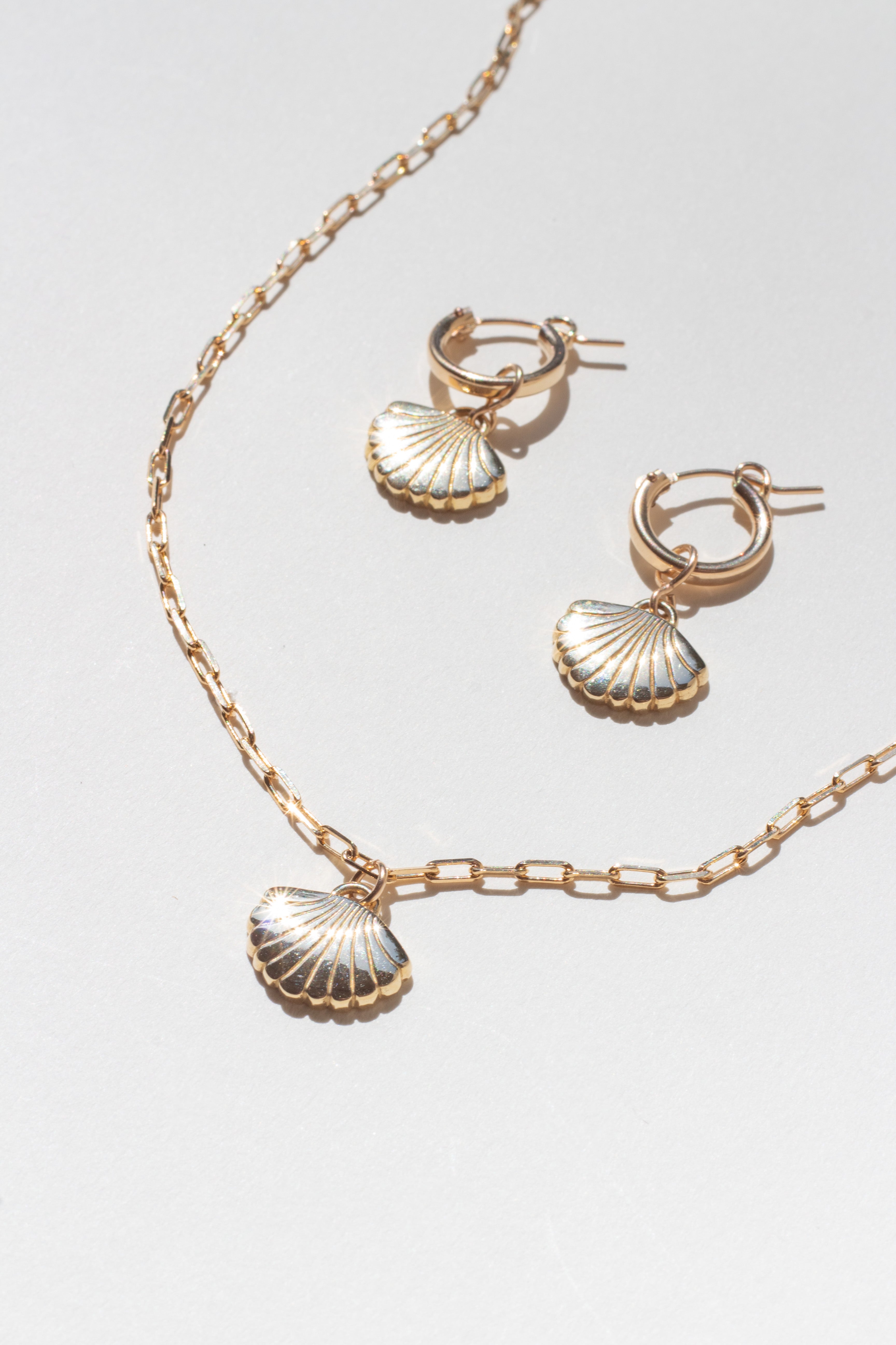 The Coquille Charm Earrings
