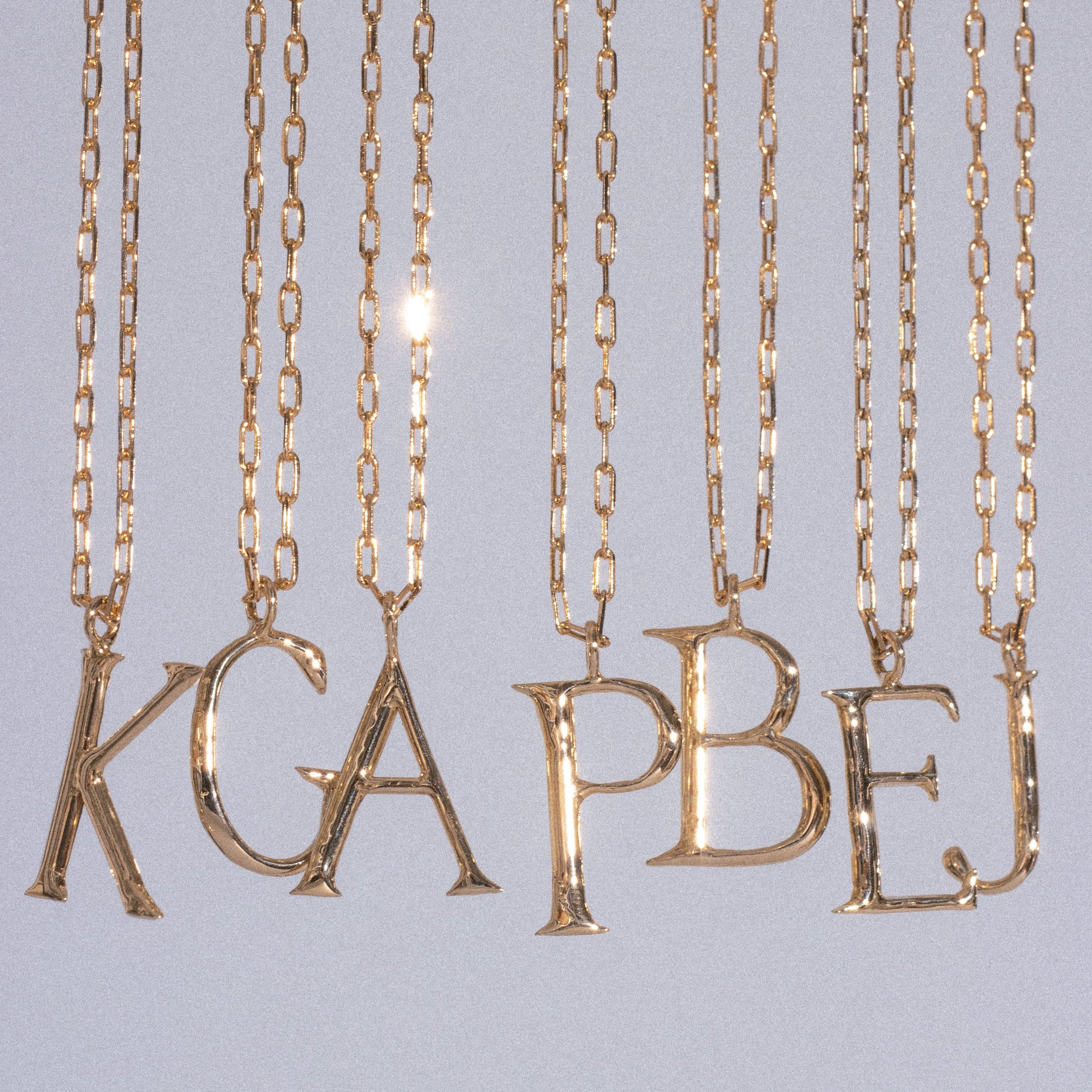 The Serif Initial Necklace